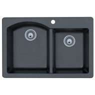 Swan Granite W X D Even Double Bowl Kitchen Sink Swan Granite W X D Even Double Bowl Kitchen Sink