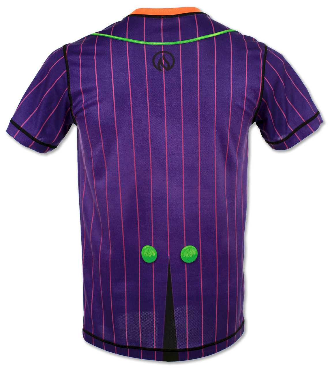 purple pinstriped shirt