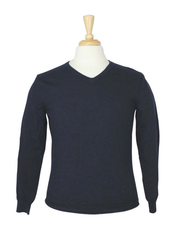 Hermes Slate Blue Wool Sweater