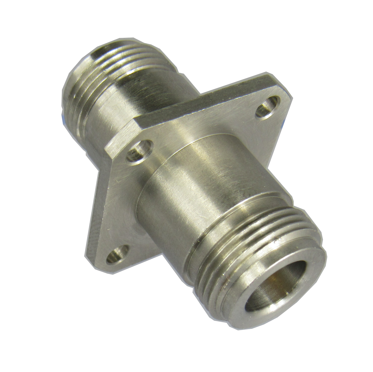 N Female to Female Flange Mount Adapter 18Ghz