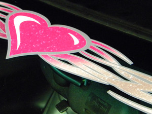 Tribal Heart - Pink Sparkle