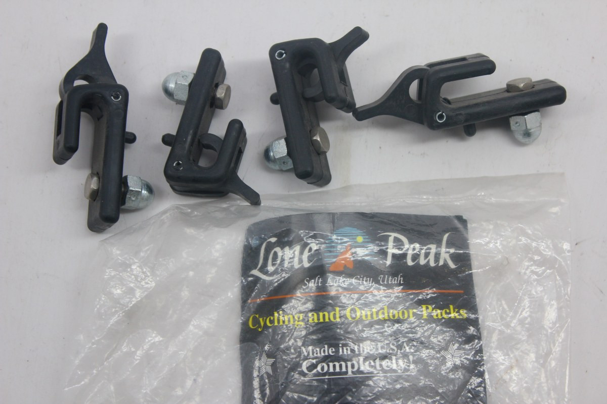 Lone Peak Pannier Hooks Set of 4, NEW Bike Recyclery