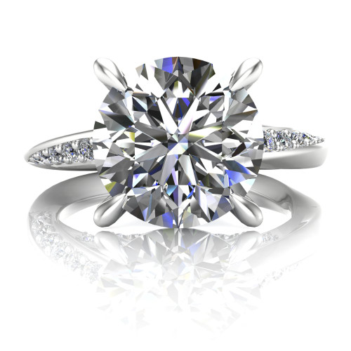 Mobius Twist Cathedral Engagement Ring