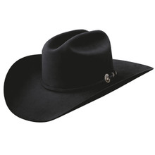 Resistol Felt Hat, Logan, 6X Black, 4" Brim