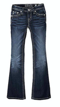 Girls Miss Me Jeans, Rose Gold