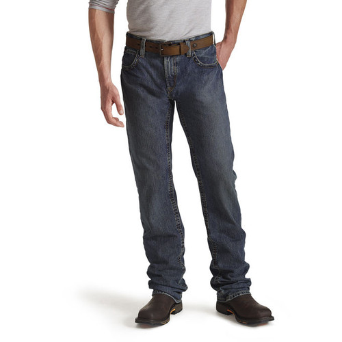 Men's Ariat Jeans, FR, M5 Slim Straight Shale