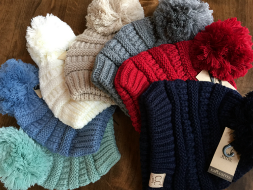 Kids Colorado Chick Beanie, Pom