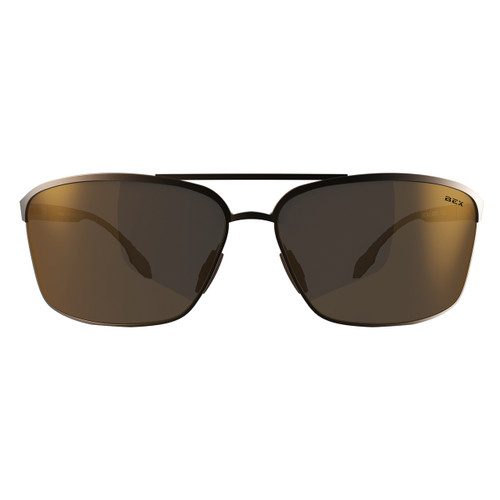 Bex Sunglasses, Copper Frame, Amber Lens, Shuyk
