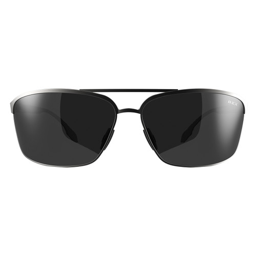 Bex Sunglasses, Silver Frame, Gray Lens, Shuyk