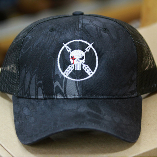 Chris Kyle Cap, Black Sniper Logo, Trucker Style