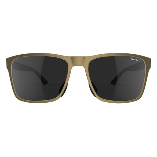 Bex Sunglasses, Rose Gold Frame with Gray Lens, Rockyt
