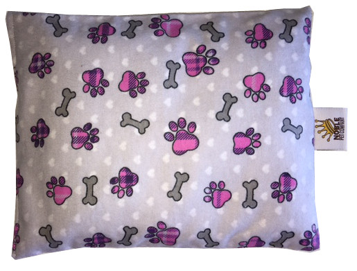 Bones & Purple Plaid PawPrints - Flannel - Noble Pet Company