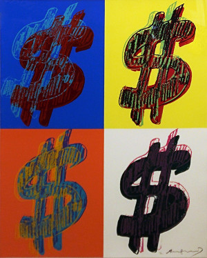 $ QUANDRANT FS II.284 BY ANDY WARHOL
