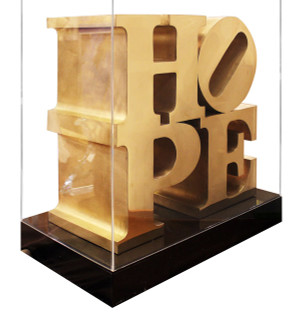 HOPE SCULPTURE BY ROBERT INDIANA