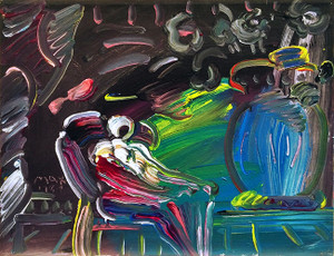 LIVING ROOM (DARK) BY PETER MAX
