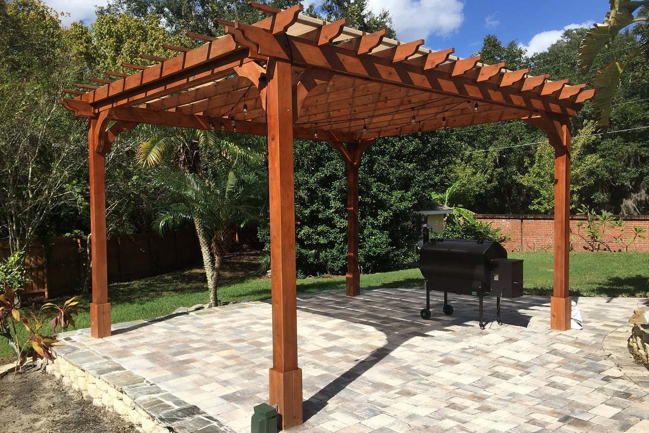classic cedar pergola kit pergolakitsusa com classic cedar pergola kit pergolakitsusa com