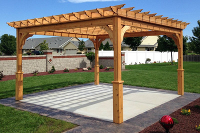 Serenity Cedar Pergola Kit - PergolaKitsUSA.com ... Serenity Cedar Pergola Kit. 13'-11 1/2