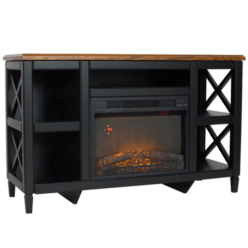 Comfort Glow QEF7541RKD Camden Media Center with Infrared Quartz Electric Fireplace Comfort Glow QEF7541RKD Camden Media Center with Infrared Quartz Electric Fireplace