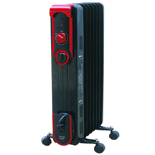 Comfort Glow EOF261 Sleek Portable Oil Filled Radiator Heater, Black Comfort Glow EOF261 Sleek Portable Oil Filled Radiator Heater, Black