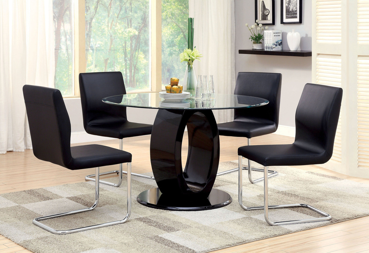 48 Inch Round Glass Dining Room Table