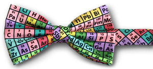 Periodic table bow tie