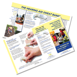 Download Hearing Aid Sweat Band™ Product Brochure (PDF format)