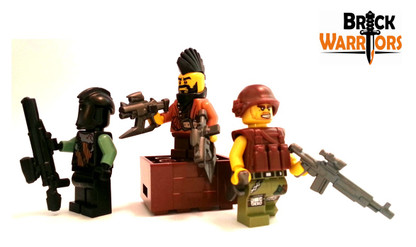 Minifigure Gun - Enhanced Warrior Rifle Minifigure Gun - Enhanced Warrior Rifle