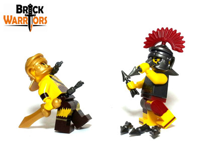 custom Lego weapon - plumbata
