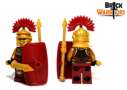 custom Lego shields - Roman shield scutum