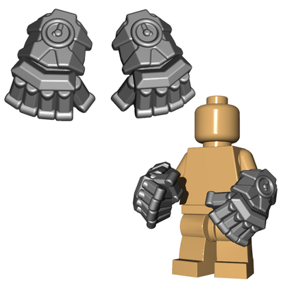 Minifigure Weapon - Powerfists Minifigure Weapon - Powerfists