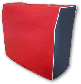 Red and Navy Vinyl Cover wtih White Piping