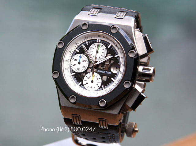 Watchnet Luxury Time Fs Audemars Piguet Royal Oak Chrono S Dual Time Offshore S Navy Barrichello Alinghi
