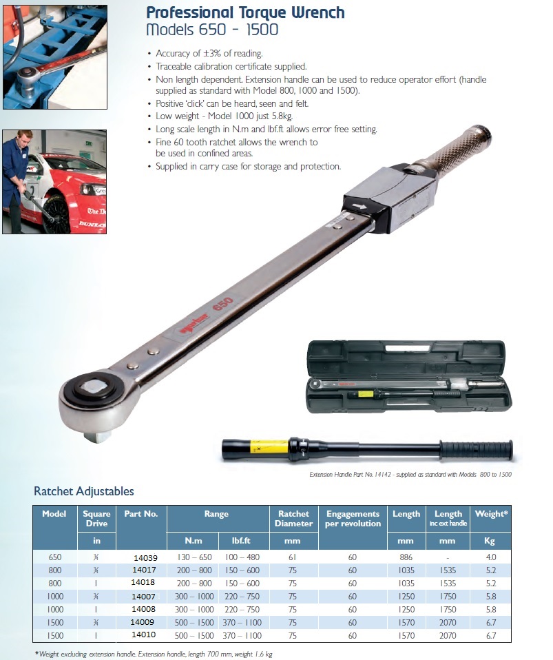 Norbar 14007 Preset Torque Wrench