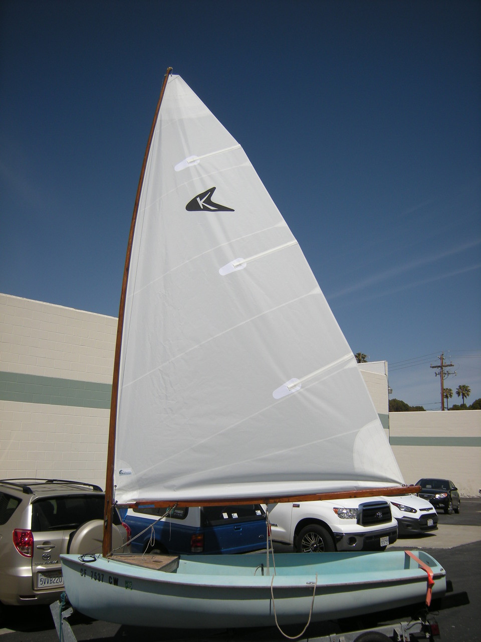 Kite Mainsail White SLO Sail and Canvas
