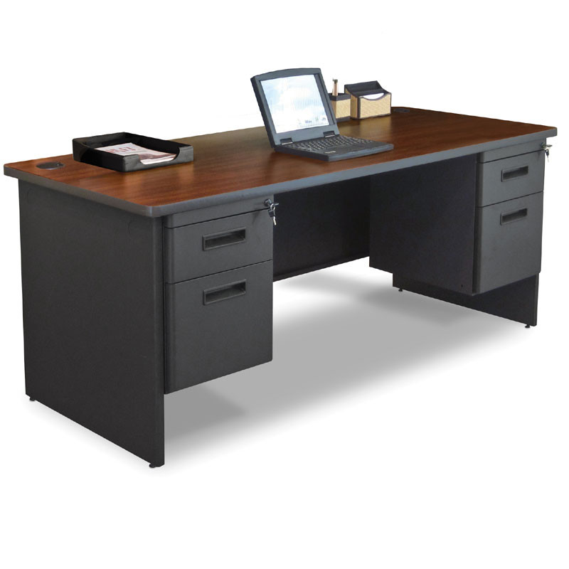 Marvel Double Pedestal Desk 72 X 30 Pdr7230dp Free Shipping!