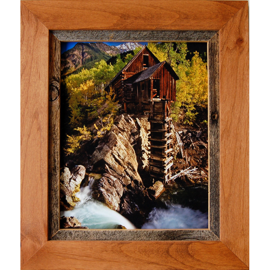 Rustic Frames | 8x10 Alder & Barnwood Frame - Sagebrush Series