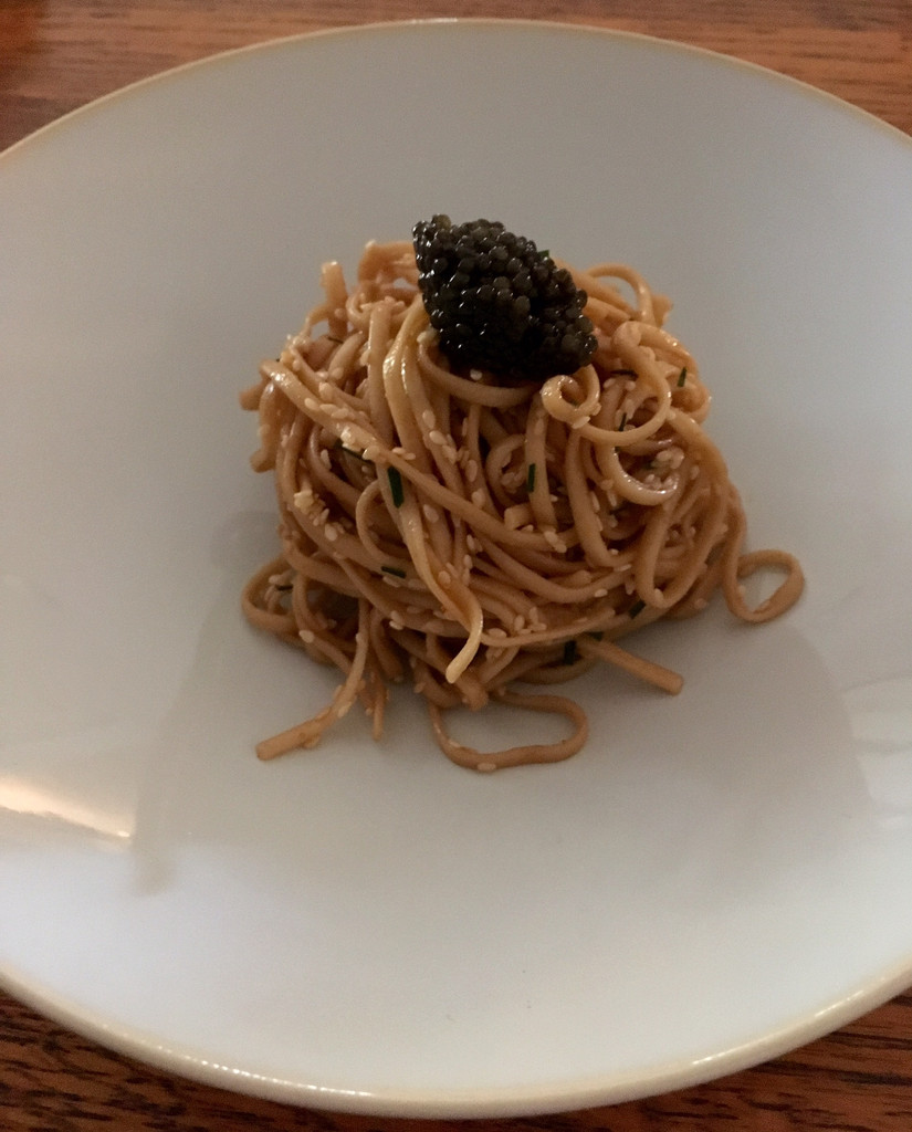 Caviar Star Recipe #23 - Chinese Sesame Noodles with Kaluga Caviar
