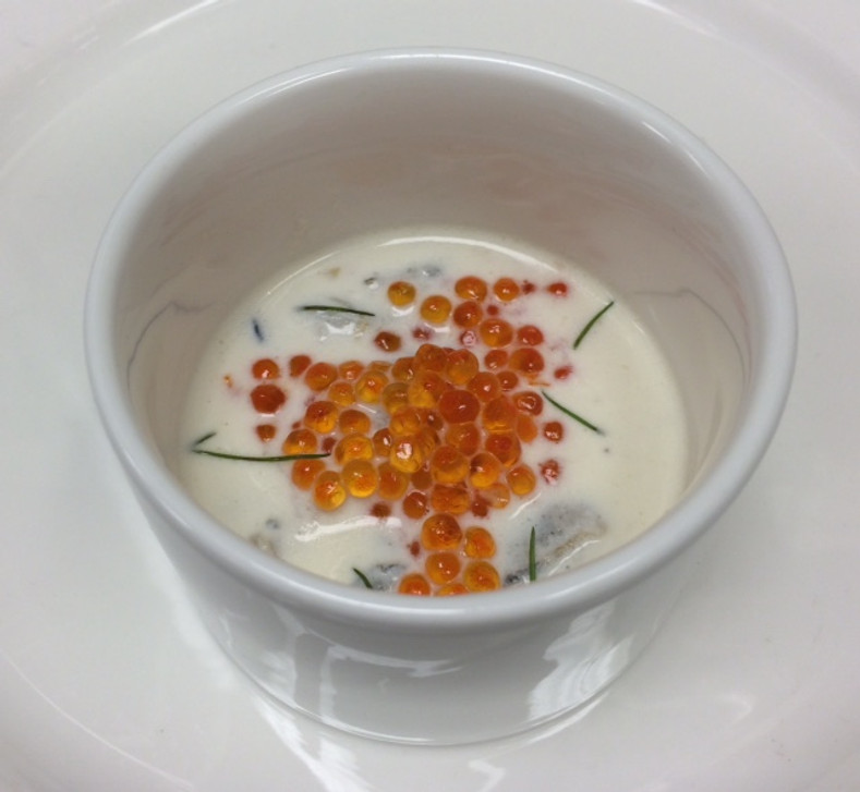 CAVIAR STAR RECIPE #13 - OYSTER STEW with SMOKED STEELHEAD CAVIAR