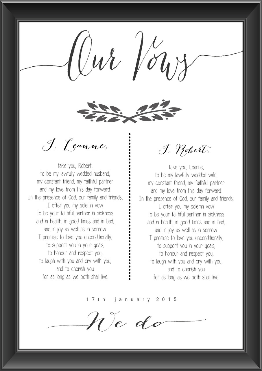 Vows online dating