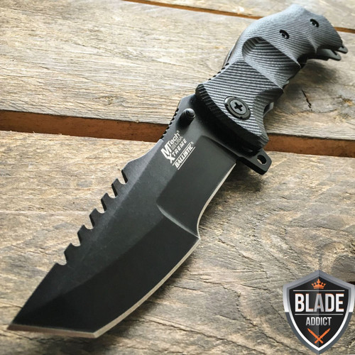 9" CSGO Counter Strike BLACK G10 Spring Assisted Pocket Huntsman MTECH 9" CSGO Counter Strike BLACK G10 Spring Assisted Pocket Huntsman MTECH