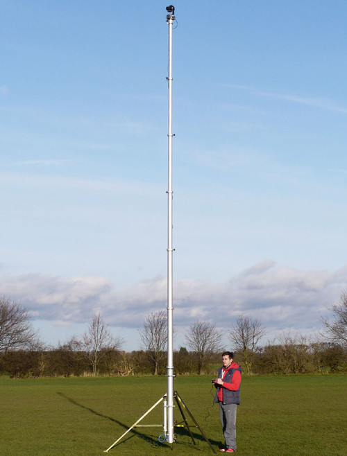 Hague 7.5m Highshot Camera Mast With Stand & PH100 Powerhead Kit 3