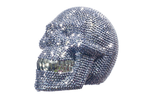 Interior Illusions Plus Rhinestone Skull Bank - 8" long Interior Illusions Plus Rhinestone Skull Bank - 8" long