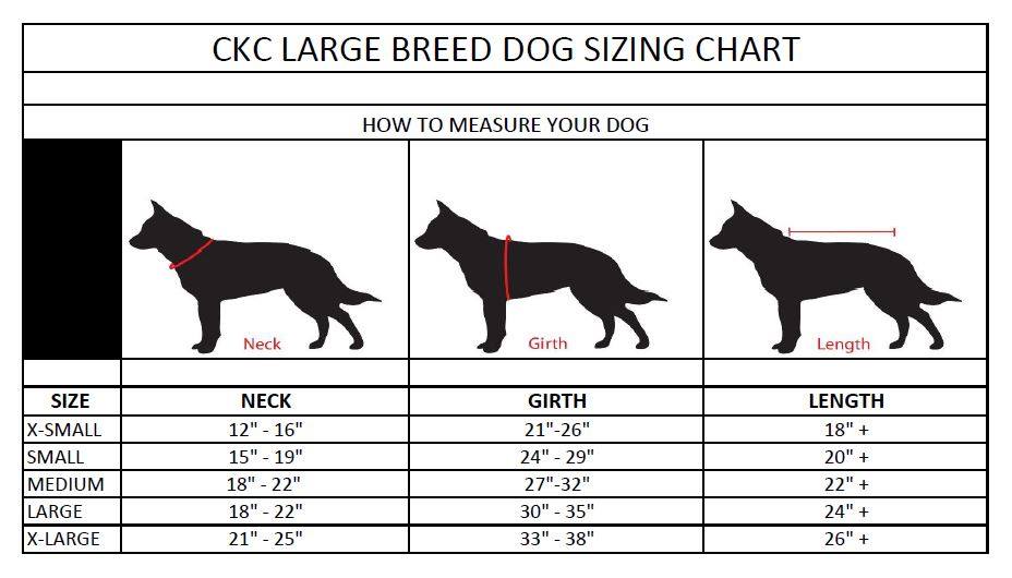Large Dog Breeds Dog Breeds Chart Sewing Pattern Companies