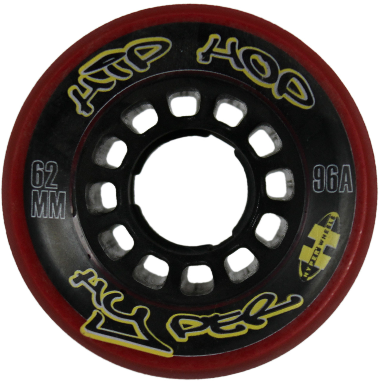 Quad/Roller Skate Wheels 62mm x 40mm Hyper Hip Hop 96A Keystone