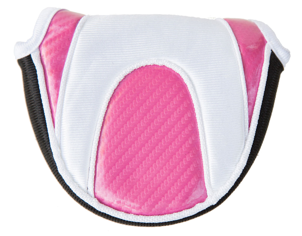 Hot Pink and White Mallet Putter Cover