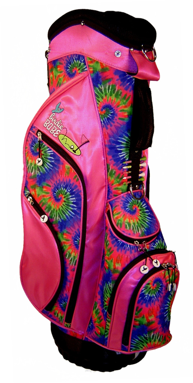 Birdie Babe Pink Tie Dye Womens Hybrid Golf Bag