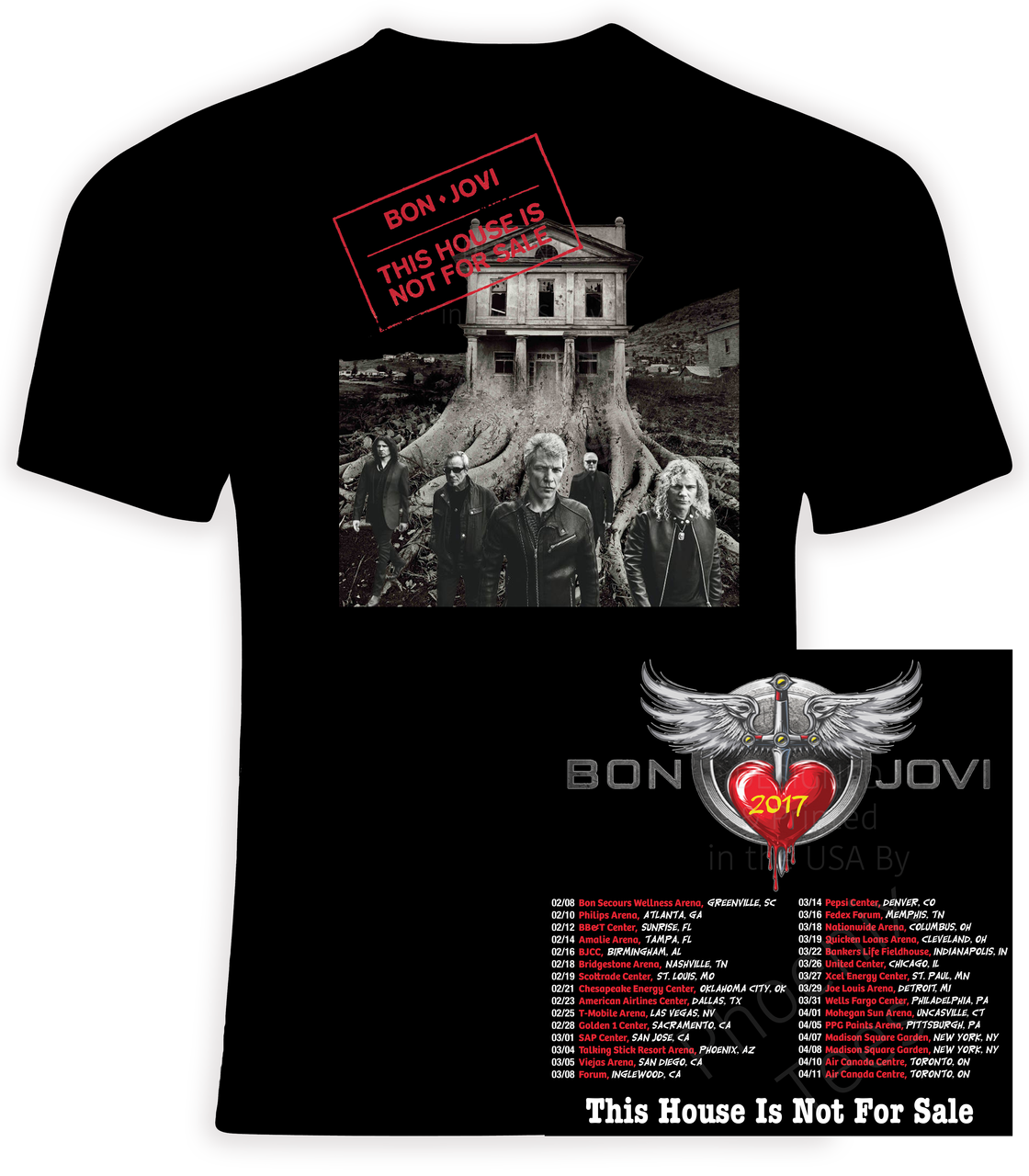 Official Bon Jovi 2016 Tour T-shirt | All Products for Live Show ... Official Bon Jovi 2016 Tour T-shirt | All Products for Live Show ...