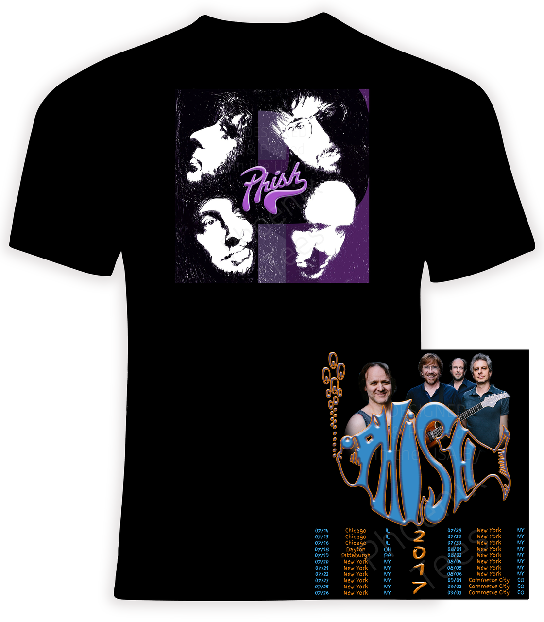 Phish Tour Shirt Phish Tour Shirt