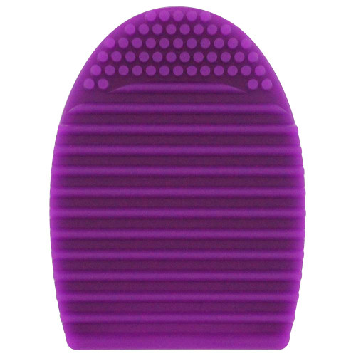 Brushegg Silcone Makeup Brush Cleaning Tool - Purple