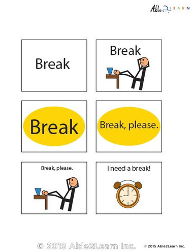 Need a Break Flashcards : Free Teaching Resources